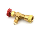 1/4" -5/16" R410A Refrigeration Charging Adapter Air Conditioning Valve Tool LJ