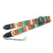 Adjustable Durable Guitar Bass Strap with PU Leather Ends National Style for