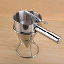 Stainless Steel Donut Cupcake Pancake-Waffle Batter Dispenser W9S0 Q4D4