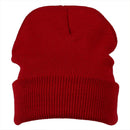 Winter Beanie Knit Ski Cap Hat Warm (wine Red) S1O7