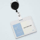 One Retractable Reel Recoil ID Badge Lanyard Name Tag Key Card Holder Belt V6H1