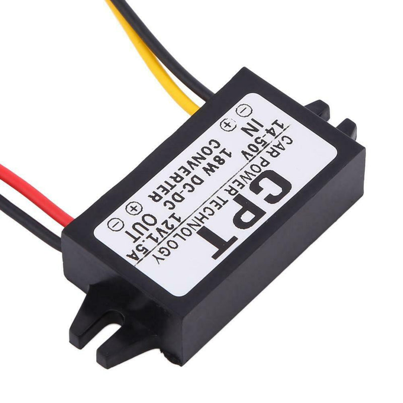 7-50V To 12V 5.5 * 2.5DC Male Converter CPT Car Power Step Down Regulator