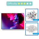 1000pcs DIY Red Smog Beauty Puzzle Educational Learning Jigsaw Room Decor