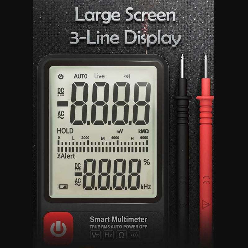 Electrical Portable LCD Digital Multimeter Ohmmeter OHM Tester AC DC Voltmeter