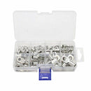 60pcs Battery Cable Ends Lugs, Copper Ring Terminals, Wire Connectors Solder Kit