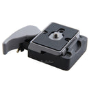 Camera 323 Quick Release Adapter 1/4'' Screw w/ Manfrotto 200PL-14 Compat Plate