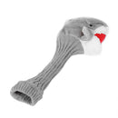 Shark Fleece Golf Club Head Cover Headcover for No.3 No.5 Fairway Wood