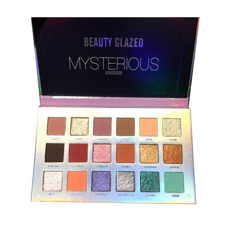 Beauty Glazed Eyeshadow Palette 18 Color Eye Shadows Waterproof Shimmer Make up