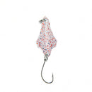 2.8cm3g metal fishing lures fishing lure spoon bait sequin paillette single  Z