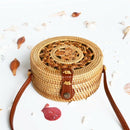 Round Straw Bag Ladies Handbags Bohemian Rattan Messenger Bag Hand-Woven Ro R1G4