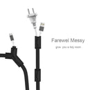 Flexible Cable Organizer Wire Wrap Cord Protector Storage Pipe Cable Winder