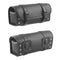 Universal PU Leather Bar Bags Motorcycle Side Bags Saddlebag Barrel Roll R3E4