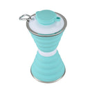 500ML Collapsible Water Bottle Portable Leakproof Silicone Foldable Bottle