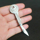 Creative Fold Key Shaped Folding Pocket Key Metal Self Tool EDC Defense J4B X2E6