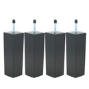 4pcs Bed Riser Table Lifts Furniture Sofa Legs Set - Clear Coated Oak Tapered