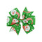 6Pcs Girl Christmas Holiday Gift Snowflake Ribbon Hair Bows Clip Girl HairpiN`US