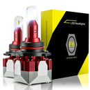 2Pcs Super Bright F6 Car 12000Lm Csp Car Headlights Led Headlights for High