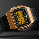 Skmei Fashion Sports Couple Watch Digital Luminous Waterproof Date Pu Strap