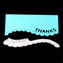 Greeting Words thank Metal Cutting Dies Stencil Scrapbook Paper Cards Craft JR