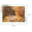 5D DIY Full Round Drill Diamond Painting Peacock Girl Embroidery Mosaic Kit