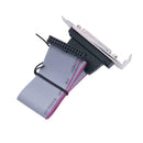 LPT1 Parallel Port Printer I/O Adapter DB25 to IDC Header Plate Slot 26Pin S3N9