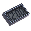 Mini Digital LCD Auto Car Truck Dashboard Date Time Calendar Clock Black