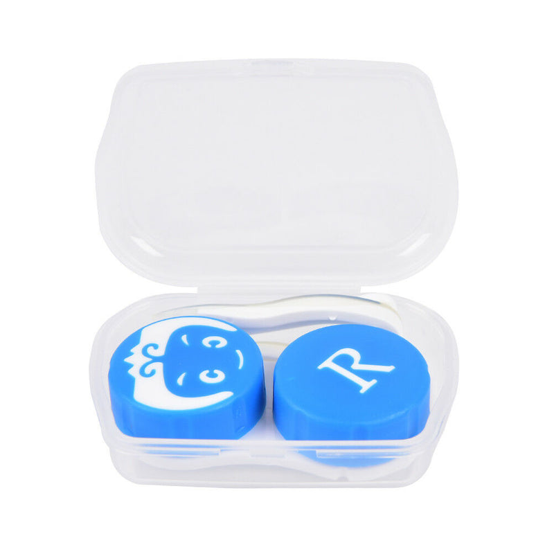 Rabdom Transparent Portable Contact Lens Case Storage Box Holder Container Z Gw