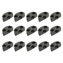 15pc Black Nylon Kayak Canoe Boat Fairlead Deck Line Guide Fitting Accessory