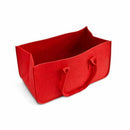 Felt Purse, Felt Storage Bag Large Capacity Casual Shopping Bag - Red L5X2