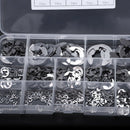 400Pcs Washer Internal 13 Size Stainless Steel Circlip Rust Resistance E-Cl