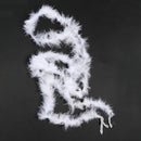 6 ft Marabou Feather Boa for Diva Night Tea Party Wedding - White M3K8
