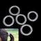 5X Lady Girl Clear Elastic Rubber Hair Ties Spiral Rubber Rope HairbandME