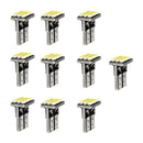 10pcs T10 1206 9SMD Car Motor White Canbus LED Side Tail Lights Bulbs Lamps