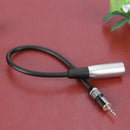 3pin XLR Male to 3.5mm TRS Male Cable Audio Adapter Cable Metal Connector