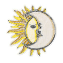 Sun moon Fabric Patch Embroidered Sew on Patches For Clothing DIY DecorationLJ