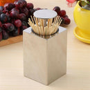 Toothpick Holder Stainless Steel Rustproof Durable Portable Toothpick Can T