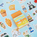 46pcs Colorful Life DIY Diary Album Stickers Paper Labels Gifts Packaging  OZ