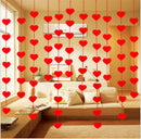Non-woven Garland Love Heart Curtain Wedding Supplies Wedding Decoration LJ
