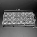 Clear Hard Chocolate Maker Polycarbonate DIY 21 Half Ball Candy Mold Mini M H8R1