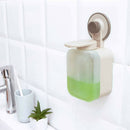 2019 Waterproof  Suction Cup Soap Dispenser Wall Mounted ABS Box For Bathroom