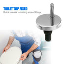 2pcs/set Top Fixed WC Toilet Seat Hinges Fittings Quick Release Hinge Screw