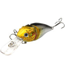 14G 8.5CM Fishing Lures Minnow Crank Bait Crankbait Bass Tackle Treble Hookã€ â„–[