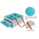 Large Diaper Caddy Organizer Baby Nursery Storage Basket With Zipper Lid An E3N4