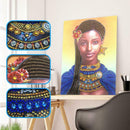 5D DIY Special Shaped Diamond Painting Girl Cross Stitch Mosaic Craft Kits
