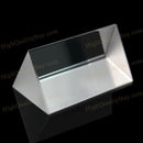 Clear Optical Glass Triangular Refract Prism Physics Teaching Light  mdff