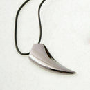 Pretty Mens Wolfs-zahn Stainless Steel Wolf Hals-kette Men leathe Synthetic C1M8