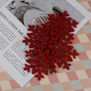 4Pcs Christmas Snowflake Shaped Cup Mat Coaster Anti-Skid Placemat Xmas De xkTOC