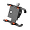 Bicycle Phone Holder Aluminum Motorcycle Handlebar Support Stand (Black)