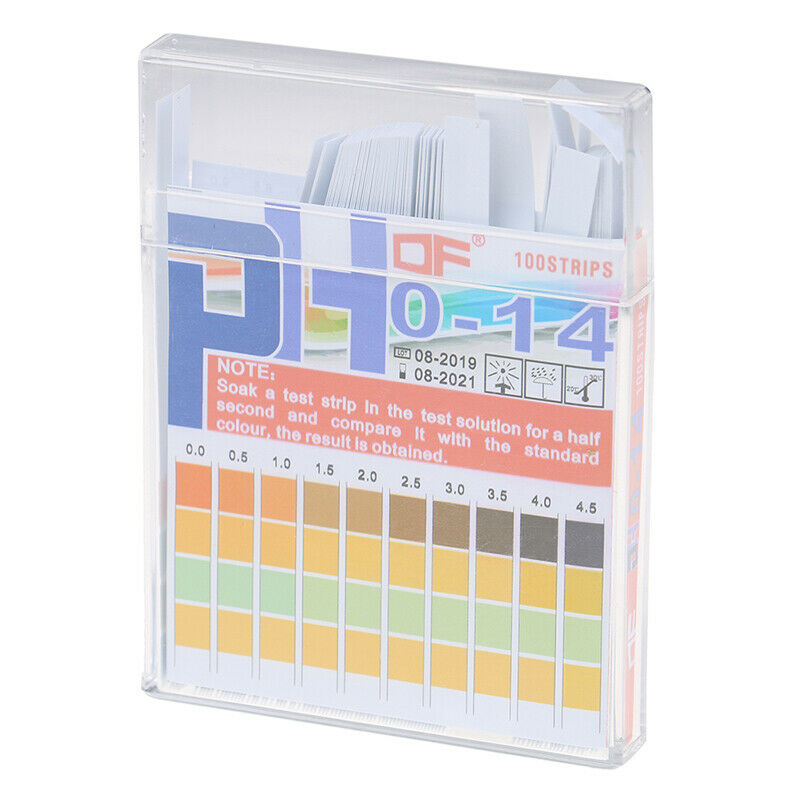 Universal pH Test Paper Strips Test Acid Alkaline Level Measure Full Range  g Gw