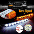 2 Pieces Waterproof 12V 9-LED Daytime Running Light Fog Lamp For Car White &